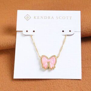 Kendra Scott | Haley Bow - Gold Blush Mother-of-Pearl Necklace